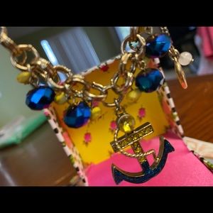 Betsy Johnson Anchor bracelet